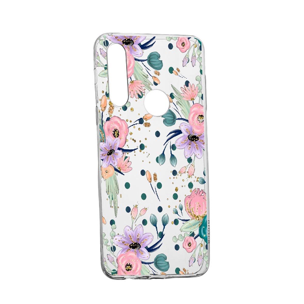 Husa Silicon Spring Flowers, Compatibila cu Motorola Moto E7 Power, rezistenta la uzura, anti-alunecare, 495