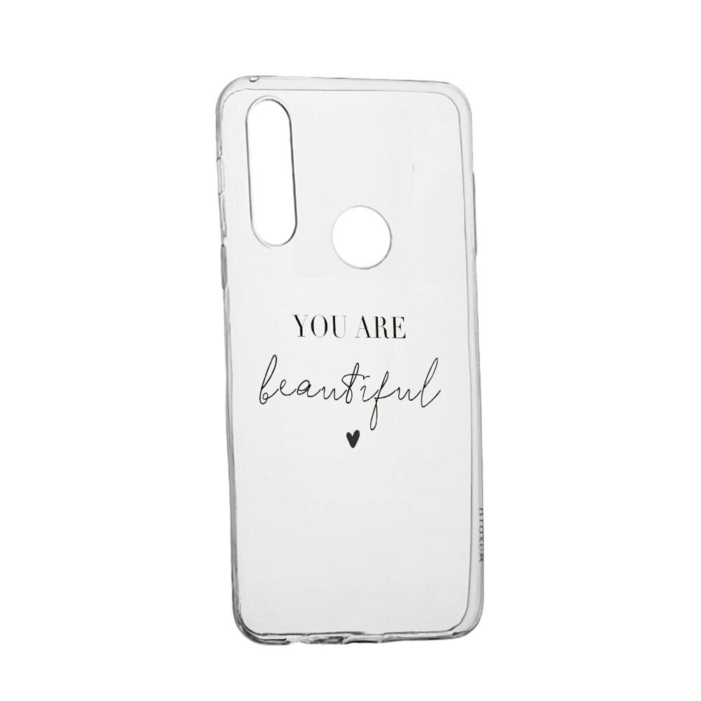 Husa Silicon You Are Beautiful, Compatibila cu Samsung Galaxy M11, rezistenta la uzura, anti-alunecare, 477