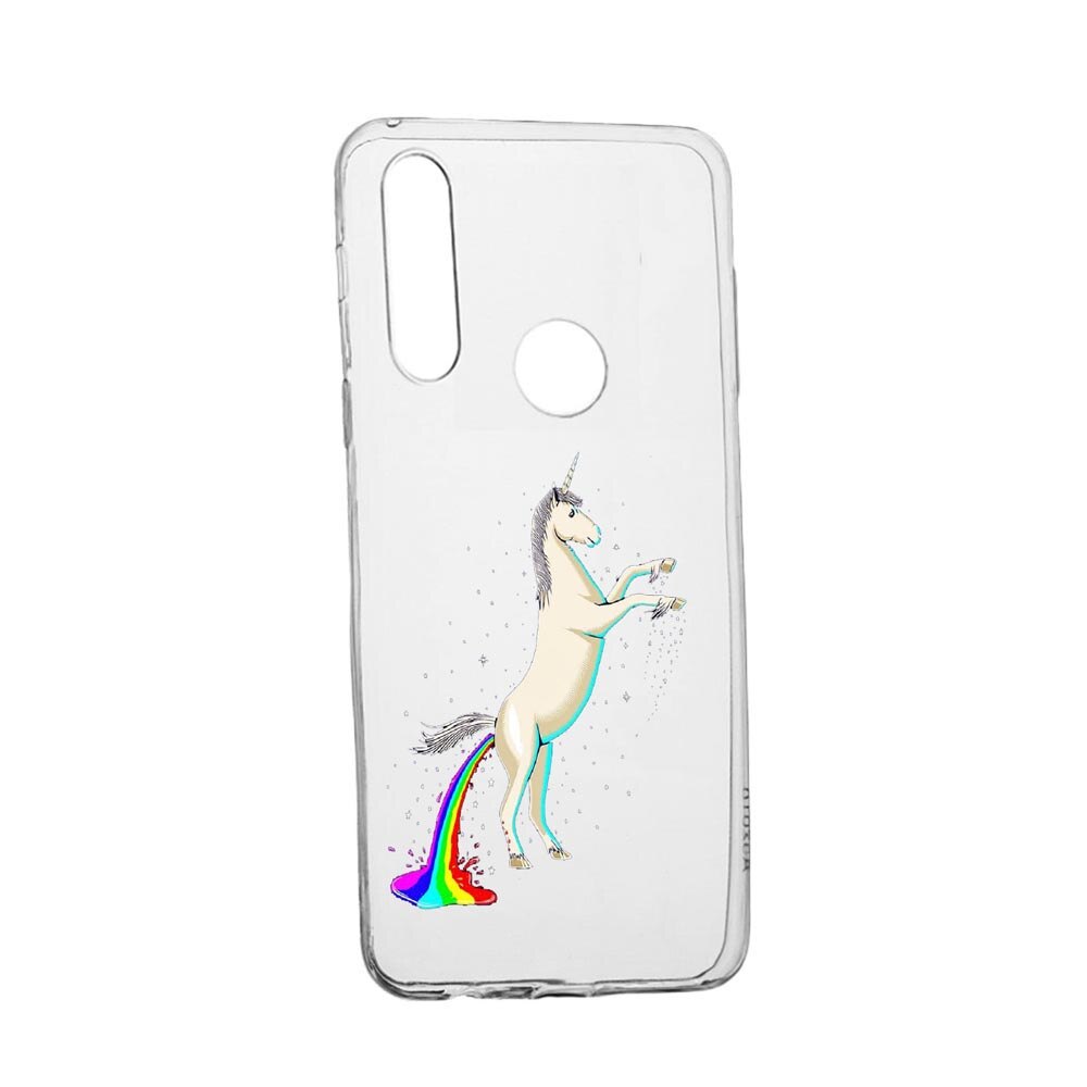 Husa Silicon Unicorn, Compatibila cu Motorola Moto E7 Power, rezistenta la uzura, anti-alunecare, 529