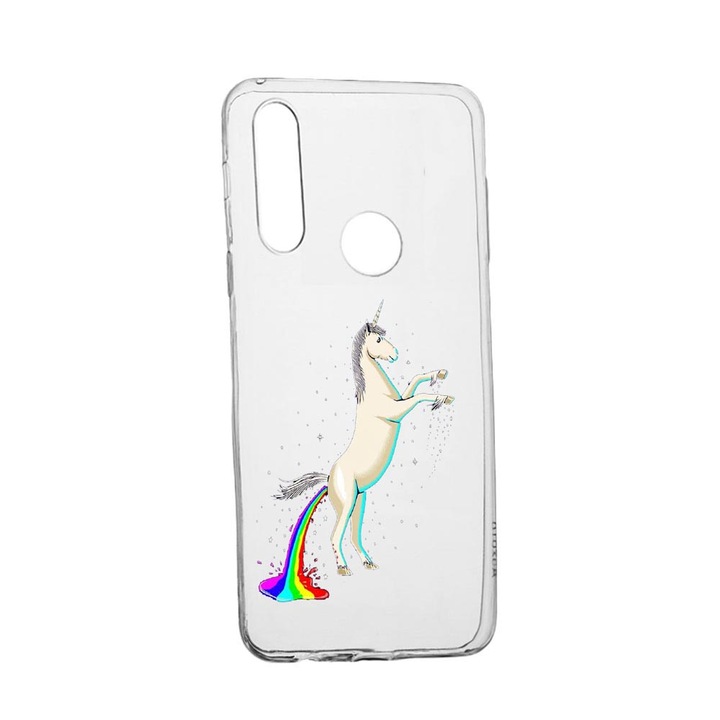 Husa Silicon Unicorn, Compatibila cu Motorola Moto G Pro, rezistenta la uzura, anti-alunecare, 529