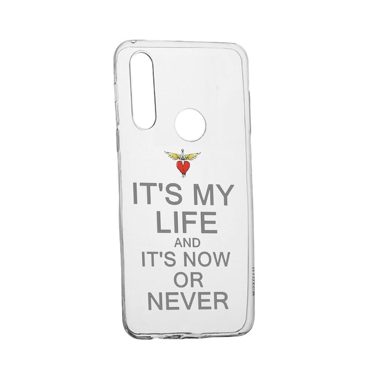 Husa It's My Life, pentru Huawei Y6p, rezistenta la uzura, anti-alunecare, din silicon Premium, 539