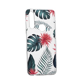 Husa Silicon Tropical Flowers, Compatibila cu Motorola Moto E7 Power, rezistenta la uzura, anti-alunecare, 497 Husa Silicon Tropical Flowers, Compatibila cu Motorola Moto E7 Power, rezistenta la uzura, anti-alunecare, 497