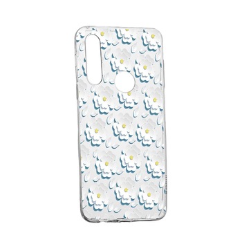 Husa Silicon Daisy - White Flower, Compatibila cu Samsung Galaxy M11, rezistenta la uzura, anti-alunecare, 683 Husa Silicon Daisy - White Flower, Compatibila cu Samsung Galaxy M11, rezistenta la uzura, anti-alunecare, 683