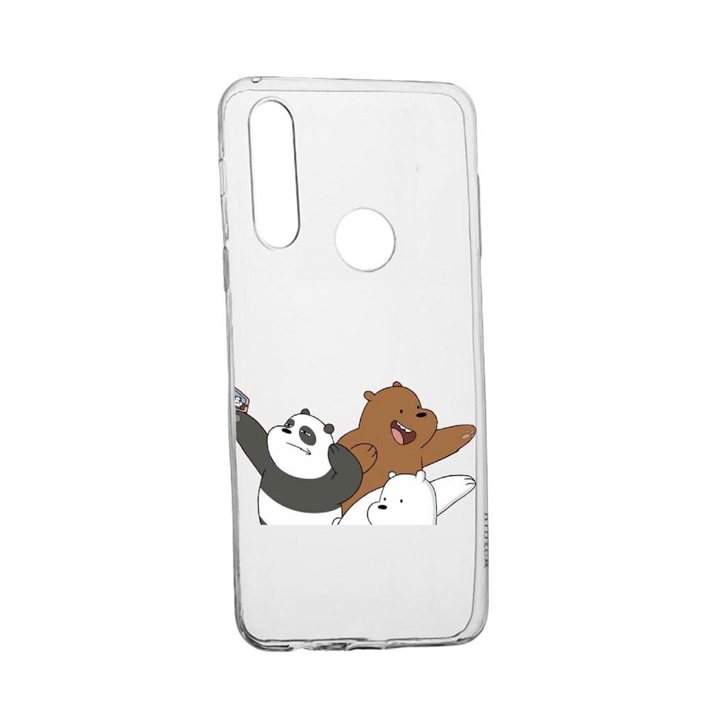 Husa Silicon Bear Selfie, Compatibila cu Motorola Moto G Pro, rezistenta la uzura, anti-alunecare, 586