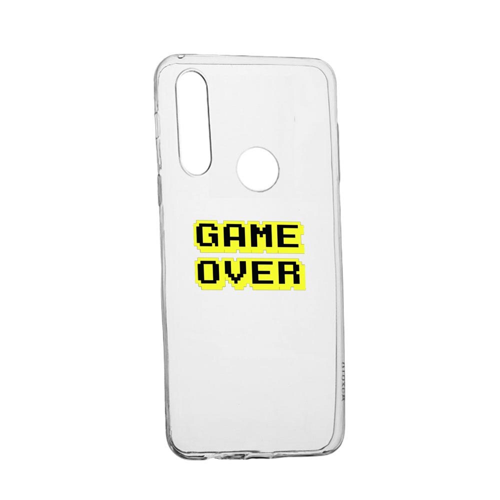 Husa Game Over, pentru Huawei Y6p, rezistenta la uzura, anti-alunecare, din silicon Premium, 671
