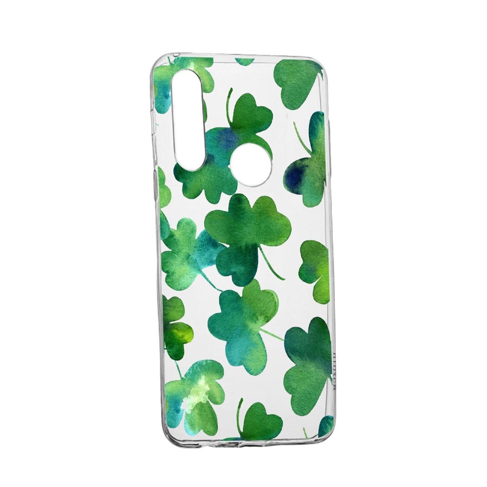 Husa Silicon Green leaf, Compatibila cu Motorola Moto G Pro, rezistenta la uzura, anti-alunecare, 697