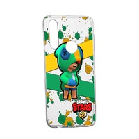 Husa Brawl Stars Leon, pentru Motorola One, rezistenta la uzura, anti-alunecare, din silicon Premium, 647