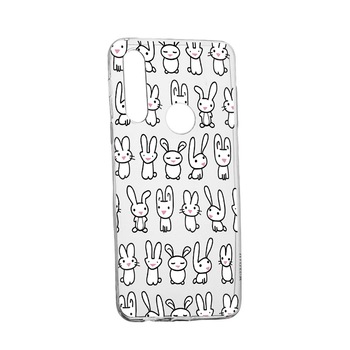 Husa Rabbits, pentru Huawei Y6p, rezistenta la uzura, anti-alunecare, din silicon Premium, 691 Husa Rabbits, pentru Huawei Y6p, rezistenta la uzura, anti-alunecare, din silicon Premium, 691