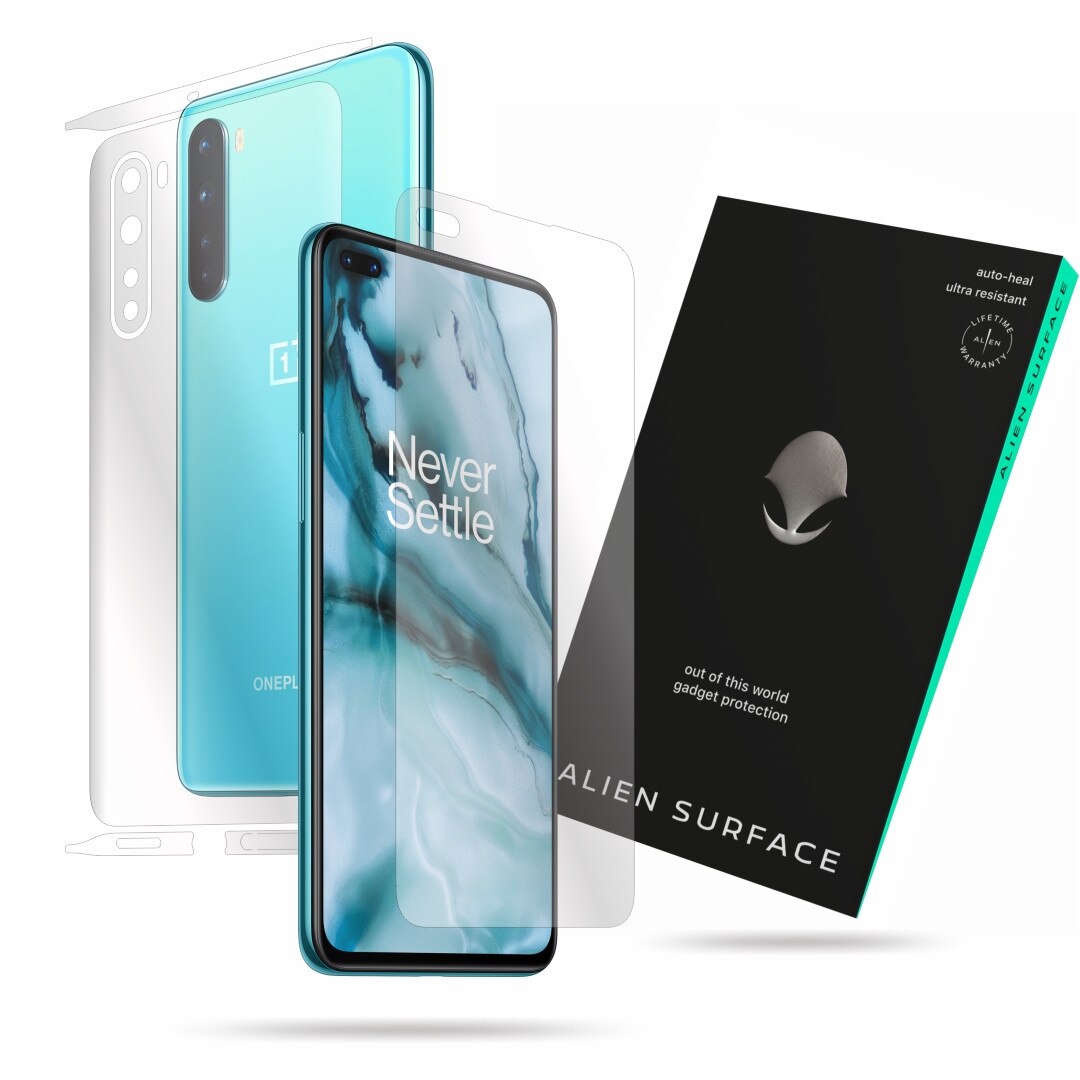 Folie Alien Surface, OnePlus Nord, protectie ecran, spate, laterale