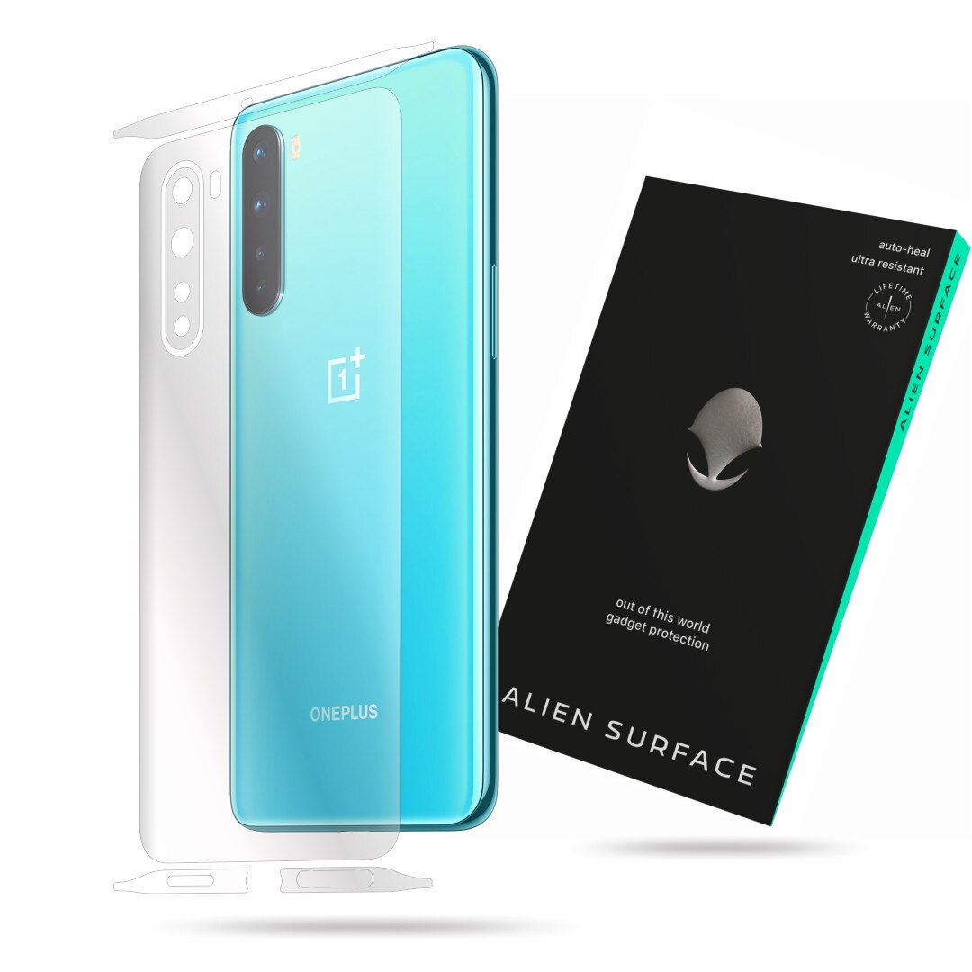Folie Alien Surface, OnePlus Nord, protectie spate, laterale