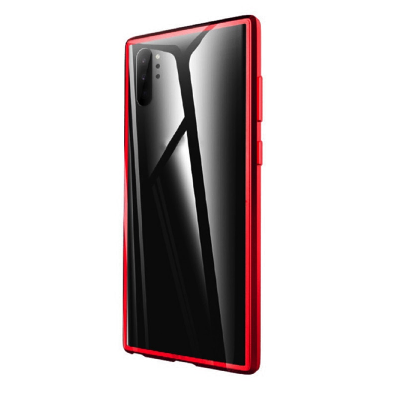 Husa 360 magnetica cu sticla fata + spate pentru Galaxy Note 10 Red
