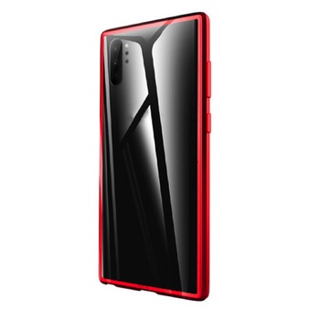 Husa 360 magnetica cu sticla fata + spate pentru Galaxy Note 10 Red Husa 360 magnetica cu sticla fata + spate pentru Galaxy Note 10 Red