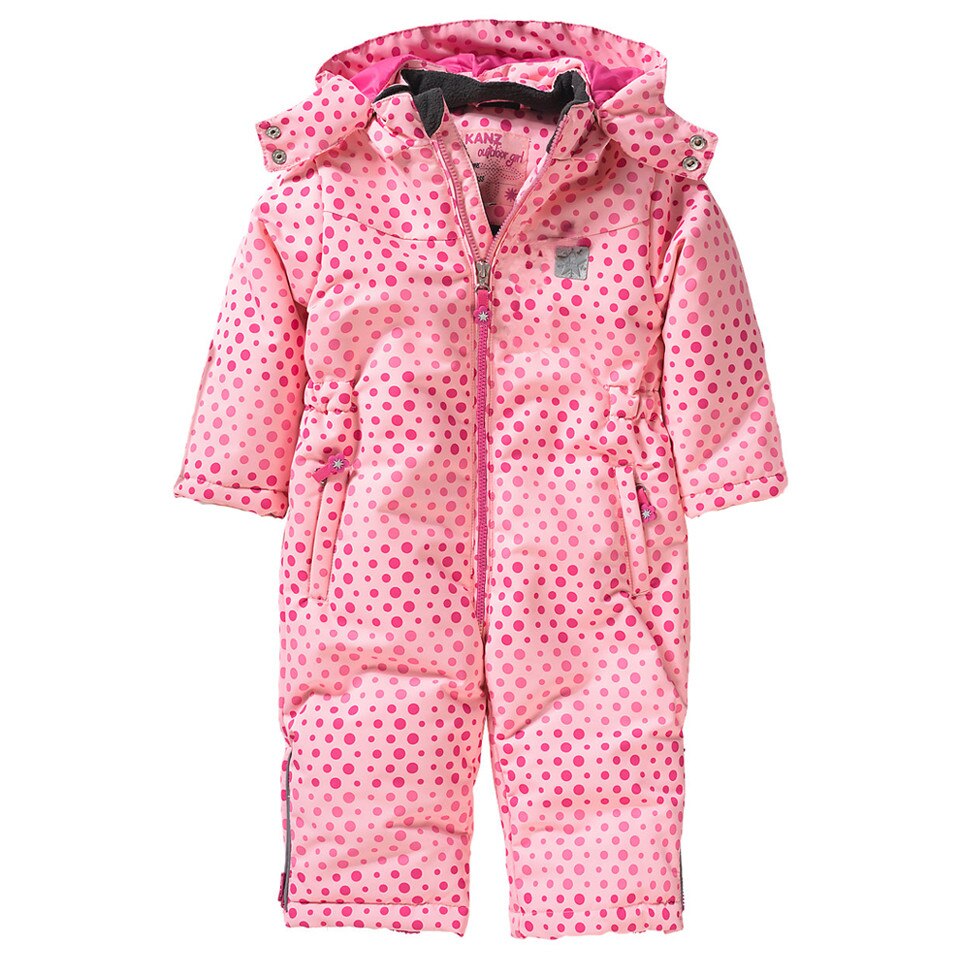 Salopeta fete Kanz, roz, 116 cm, 6 ani