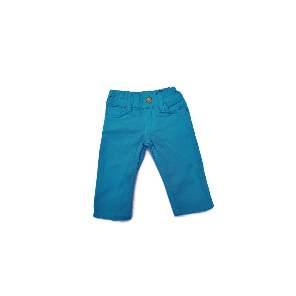 Pantaloni jeans turcoaz, pentru copii, Vingino Jeans, marimea 68, 3-6 luni