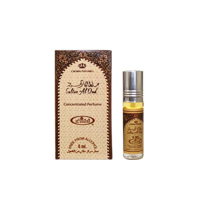 Al Rehab Sultan Al Oud parfüm, virágos, fás aroma, 6 ml