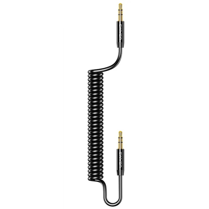 Cablu Audio Aux Jack La Jack 3.5mm Usams Spring 1,2m Sj256yp01