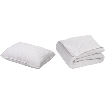 Set pilota Kring, policoton 72 g, fill 300 g, 150x200 cm + o perna, policoton 72 g, Superball 620 g, 50x70 cmAlb Set pilota Kring, policoton 72 g, fill 300 g, 150x200 cm + o perna, policoton 72 g, Superball 620 g, 50x70 cmAlb