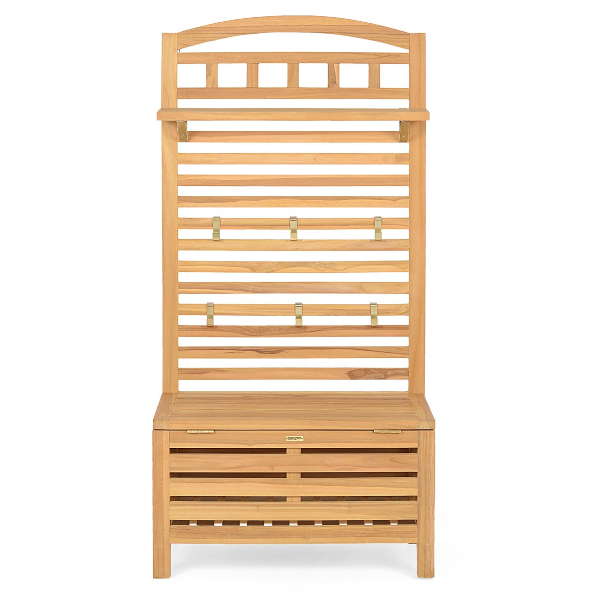 Etajera cu bancuta gradina/terasa Maison Mex TROPICAL 80x44x158 natur