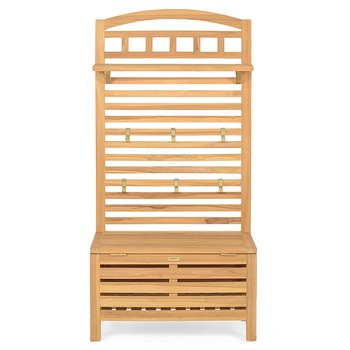 Etajera cu bancuta gradina/terasa Maison Mex TROPICAL 80x44x158 natur Etajera cu bancuta gradina/terasa Maison Mex TROPICAL 80x44x158 natur