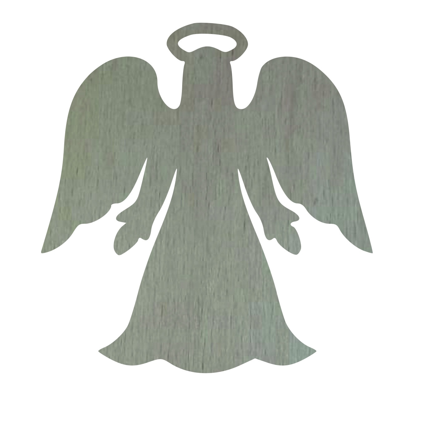 Glob de Craciun, Model simplu, Inger, Lemn, GL89, 9 cm