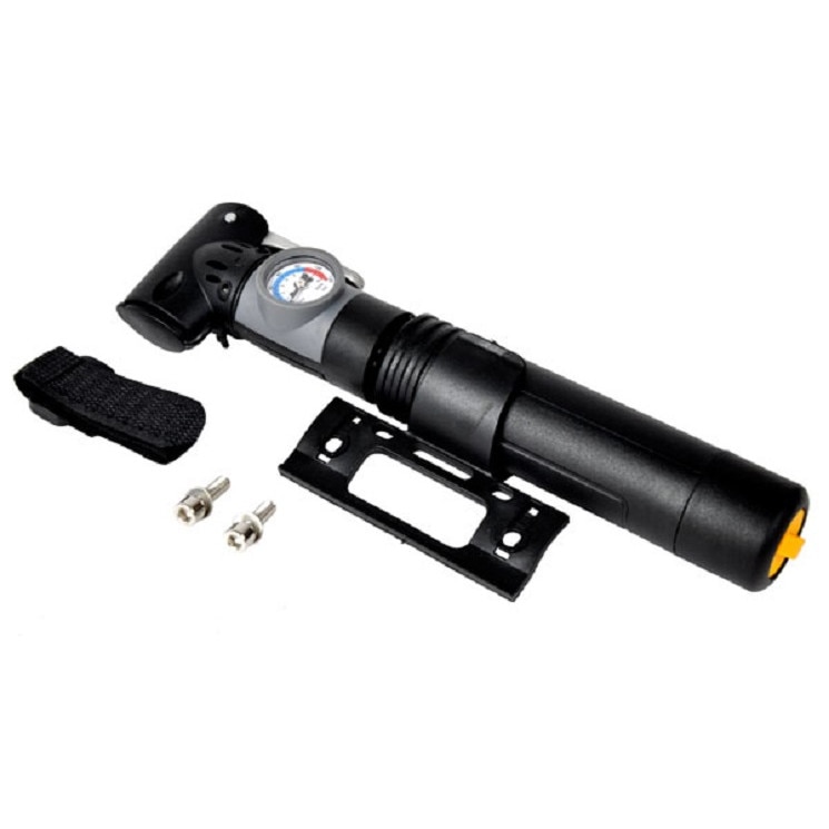 Pompa pentru biciclete cu manometru