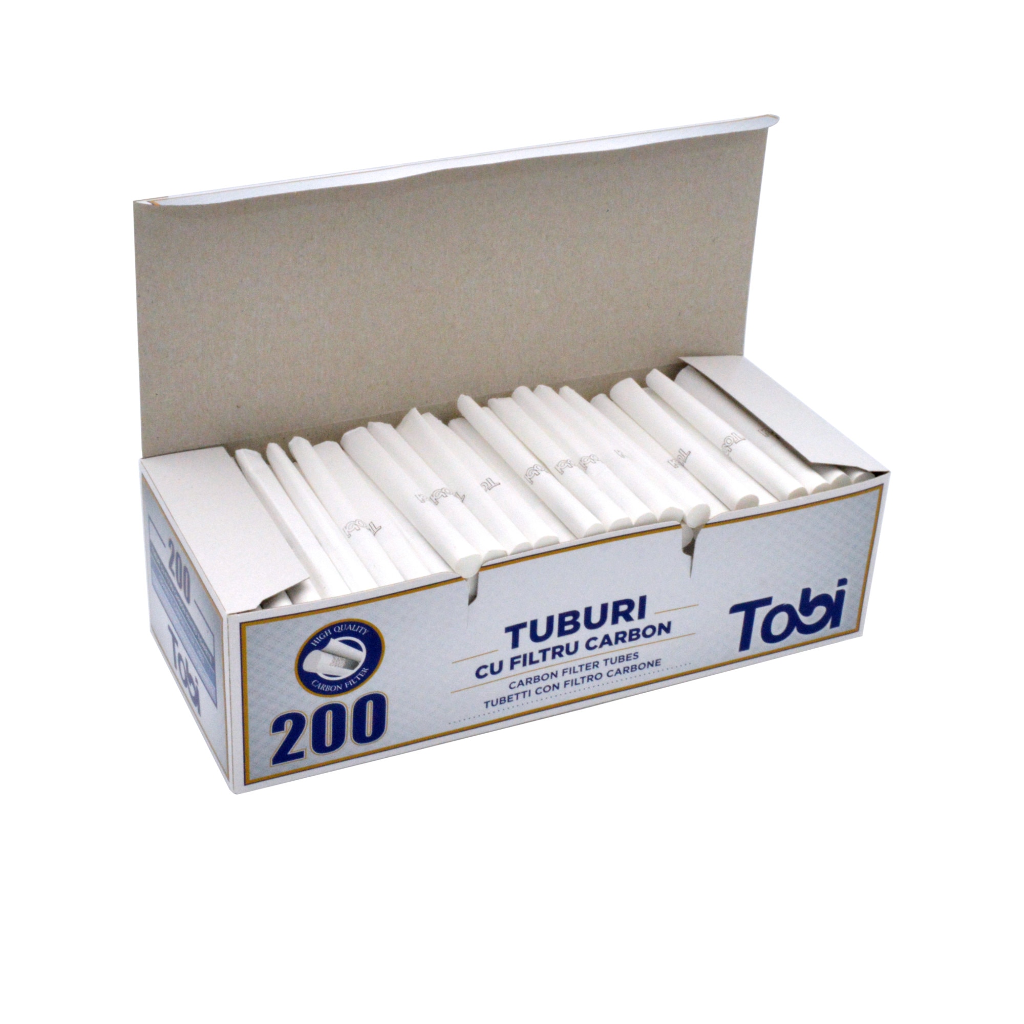 sandwich Unmanned thirst Tuburi tigarete Carbon Tobi, filtru alb, 200 buc - eMAG.ro
