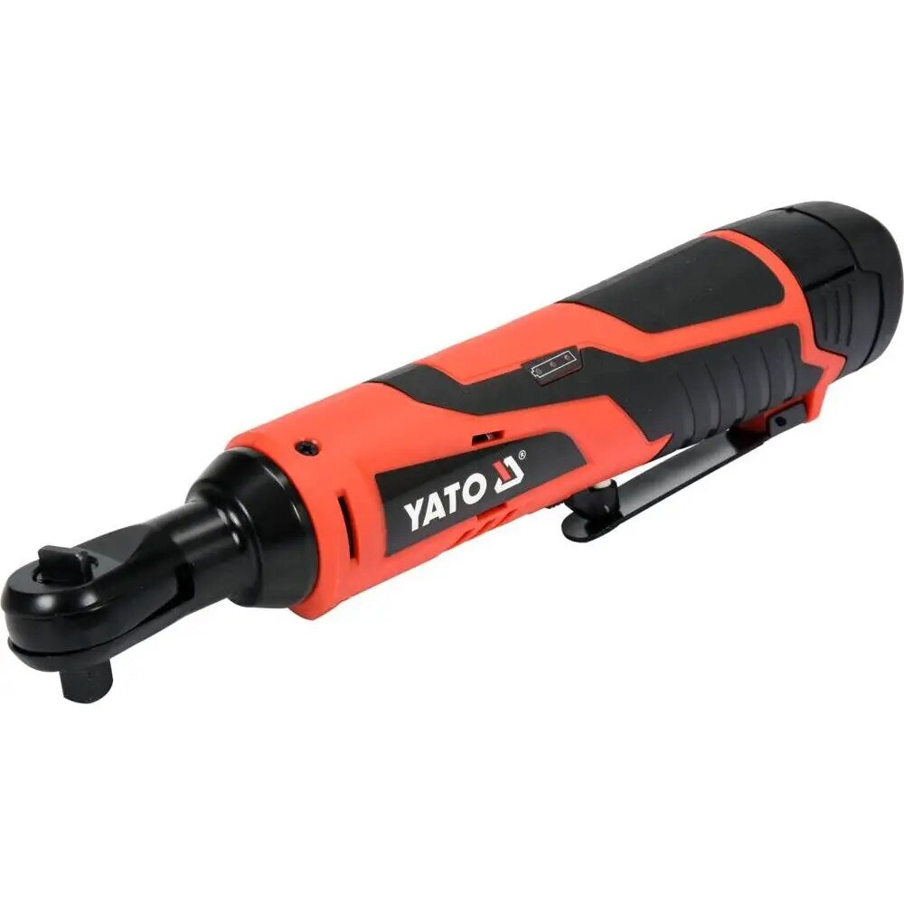 Cheie cu clichet, Yato, 3/8 ”, 12 V, 1 x 2 Ah, Rosu/Negru - eMAG.ro