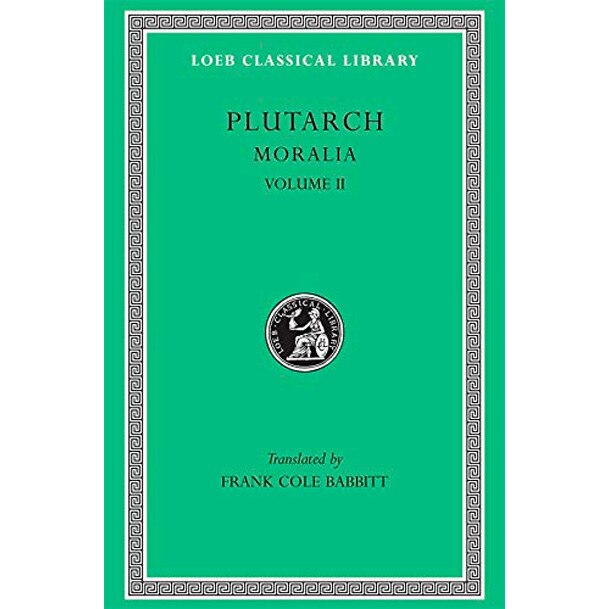 Moralia - Plutarch, ed 1989
