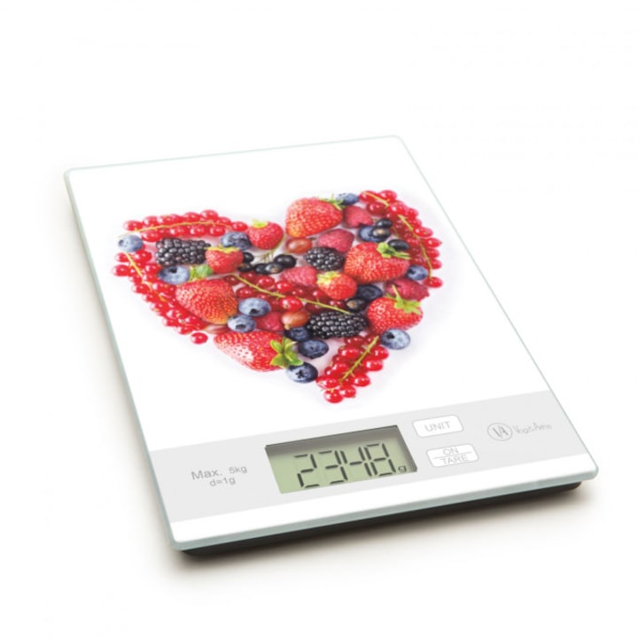 Кухненска везна модел "сърце" с тегло до 5кг