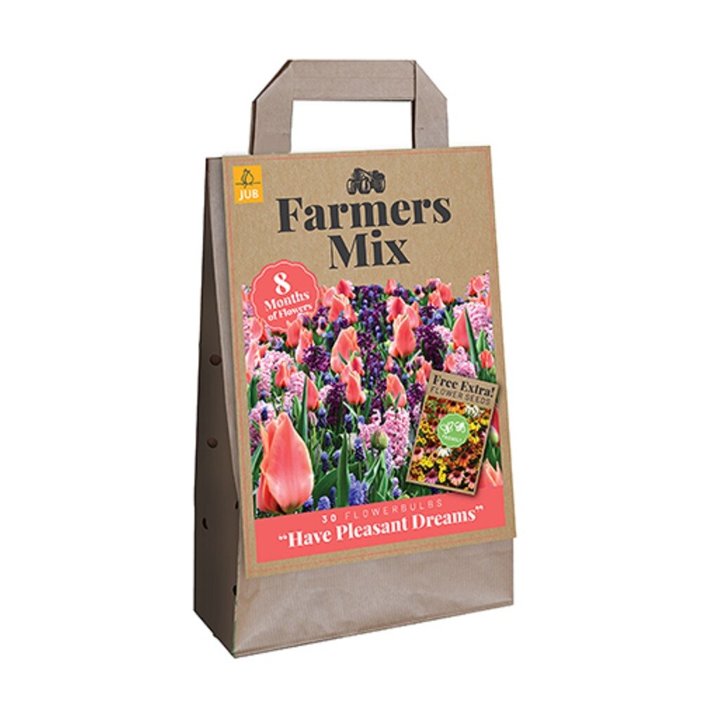Amestec de bulbi si seminte Farmers Mix Have Pleasant Dreams, Holland, 30 buc