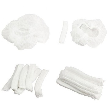 Bonete Albe Unica Folosinta, Horeca, Set 100buc Bonete Albe Unica Folosinta, Horeca, Set 100buc