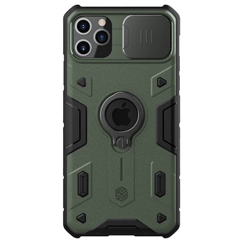 Husa protectie spate si camera foto verde, pentru Apple iPhone 11 Pro Max- Nillkin CamShield ARMOR Husa protectie spate si camera foto verde, pentru Apple iPhone 11 Pro Max- Nillkin CamShield ARMOR