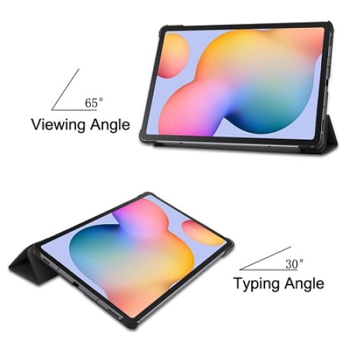 Husa Book Cover compatibila cu Samsung Galaxy Tab S6 Lite 10.4",Negru- TELGORBCS®