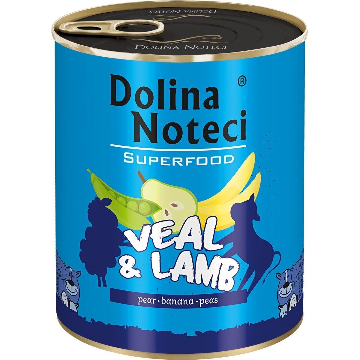 Hrana Umeda pentru Caini, Dolina Noteci Superfood Vitel si Miel, 800 g
