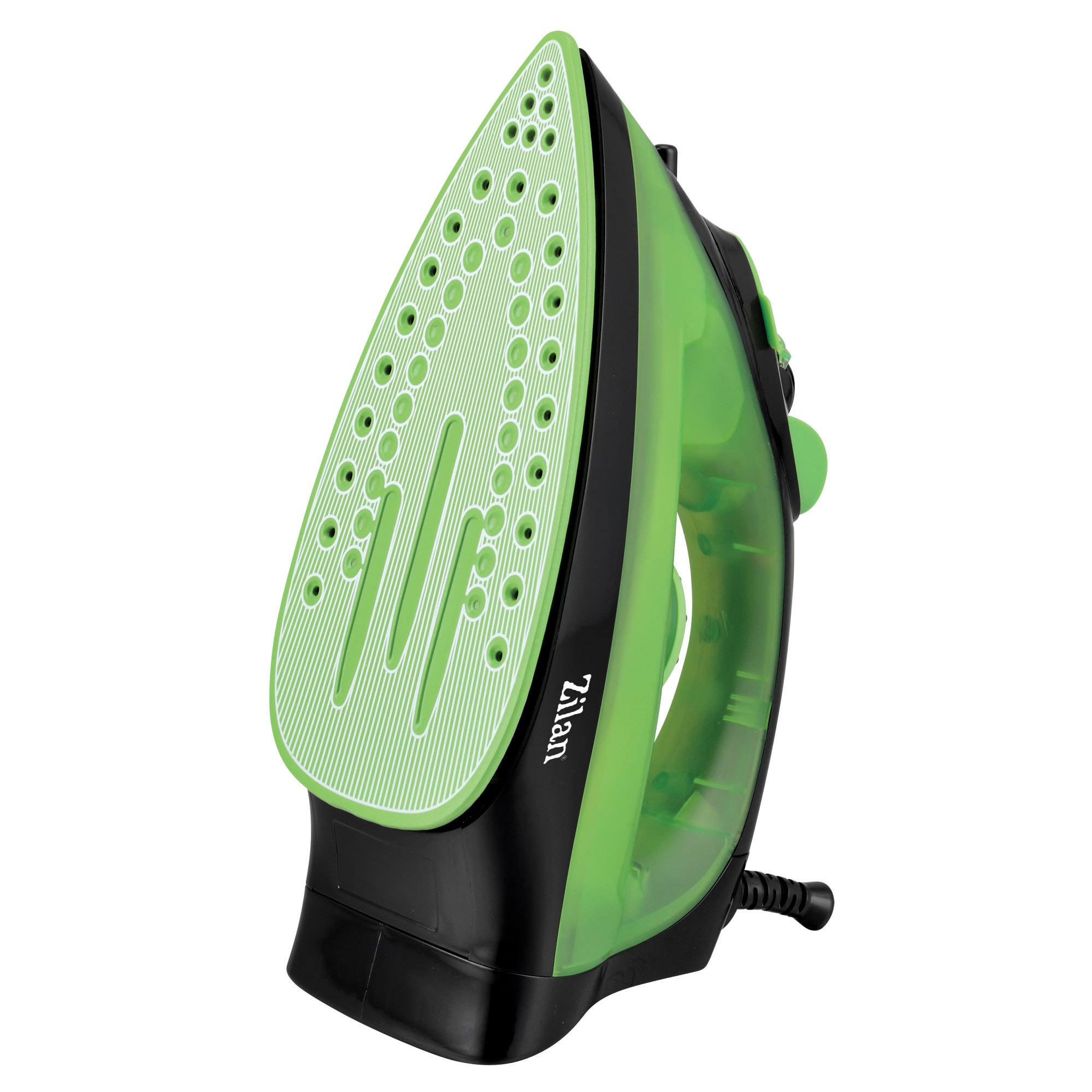 Fier de calcat talpa ceramica ZILAN ZLN-2189, Verde, Putere 2200W, calcare cu aburi si uscata, functie autocuratare