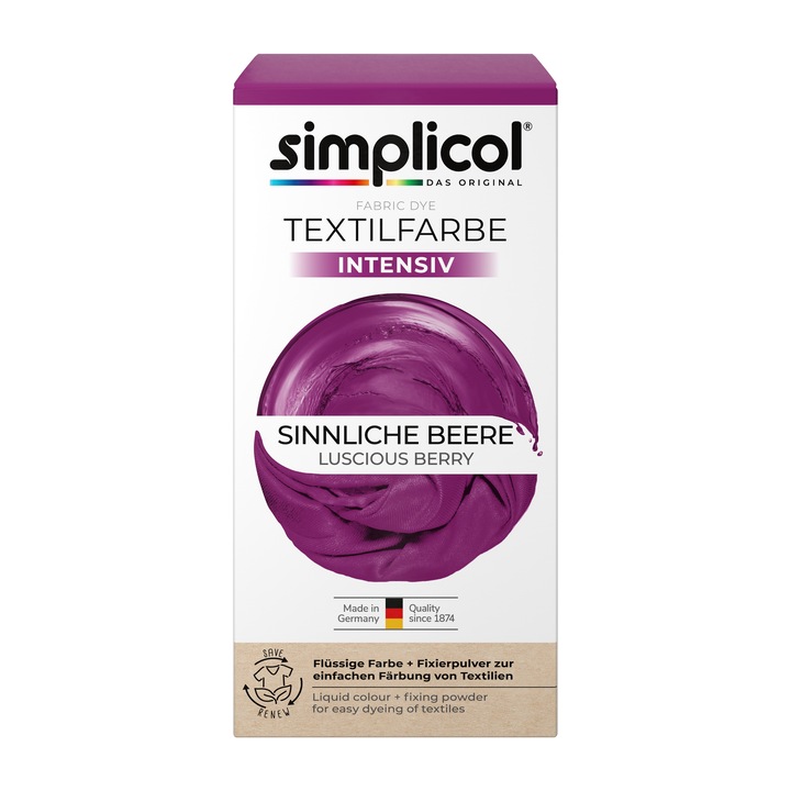 Боя за дрехи Simplicol, Цвят Къпина