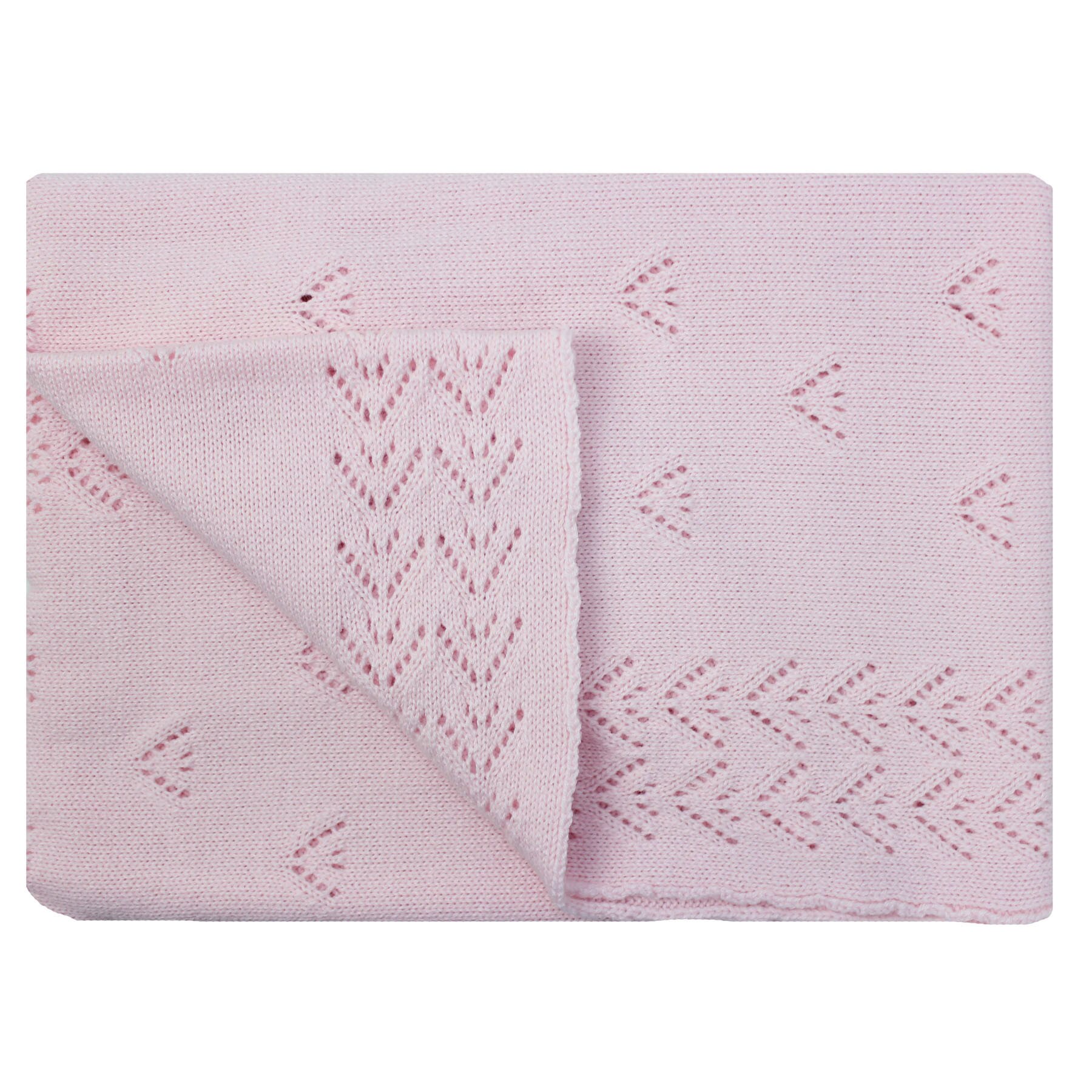 Paturica tricotata, Ana, roz, 90x90cm