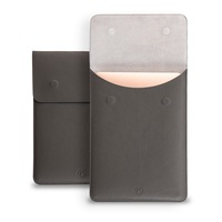 husa laptop macbook pro 13 inch piele naturala cu mouse pad inchidere magnetica margini vopsite manual e-store gri imagen 40_0_
0