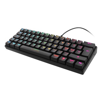 Tastatura mecanica de gaming DELTACO GAMING small, iluminare RGB, red switches, negru Tastatura mecanica de gaming DELTACO GAMING small, iluminare RGB, red switches, negru