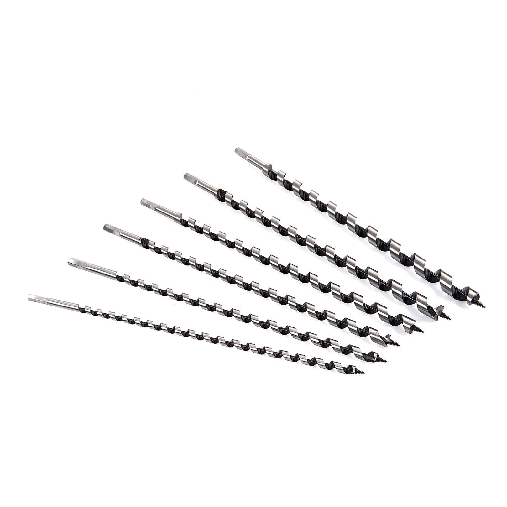 Set burghie, HBM, elicoidale, 460mm, 6 piese