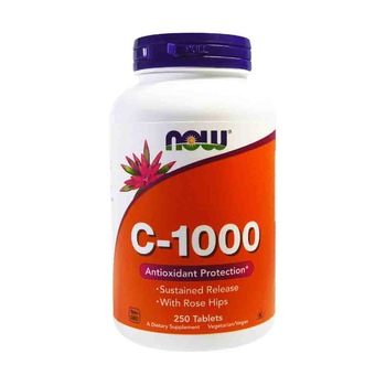 Vitamina C-1000 Susteined Release, Now Foods, 250 tablete Vitamina C-1000 Susteined Release, Now Foods, 250 tablete