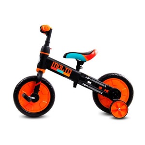 Bicicleta Cu Sau Fara Pedale Si Roti Ajutatoare Sun Baby Molto 014 Orange Emag Ro