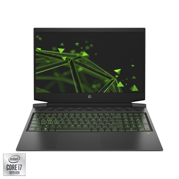 Laptop Gaming HP Pavilion 16-a0042nq cu procesor Intel® Core™ i7-10750H pana la 5.00 GHz, 16.1 Laptop Gaming HP Pavilion 16-a0042nq cu procesor Intel® Core™ i7-10750H pana la 5.00 GHz, 16.1