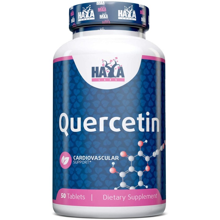 Haya Labs Quercetin étrend-kiegészítő, 50 kapszula, 500 mg