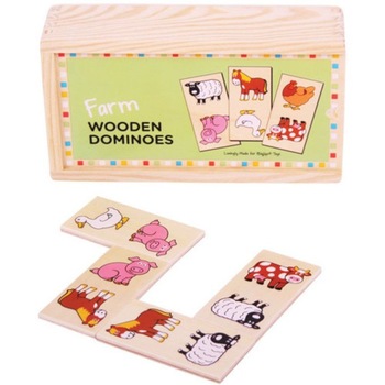 Domino BigJigs Toys pentru Copii - Ferma Domino BigJigs Toys pentru Copii - Ferma