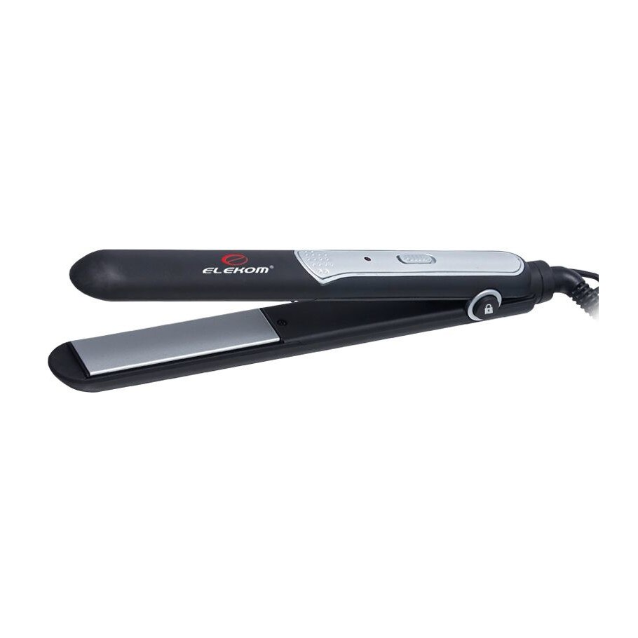 Placa de par, Elekom, EK2093, Ceramica, 45 W, Negru / Argintiu