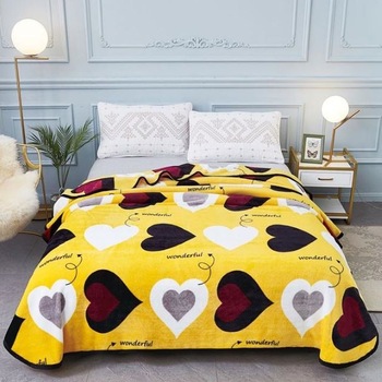 Patura Cocolino de pat dublu, 200/230, multicolor, Casa de Vis, 5F-5 Patura Cocolino de pat dublu, 200/230, multicolor, Casa de Vis, 5F-5