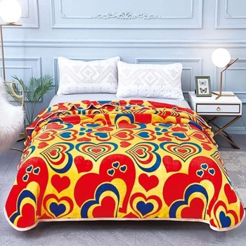 Patura Cocolino de pat dublu, 200/230, multicolor, Casa de Vis, 5F-7 Patura Cocolino de pat dublu, 200/230, multicolor, Casa de Vis, 5F-7