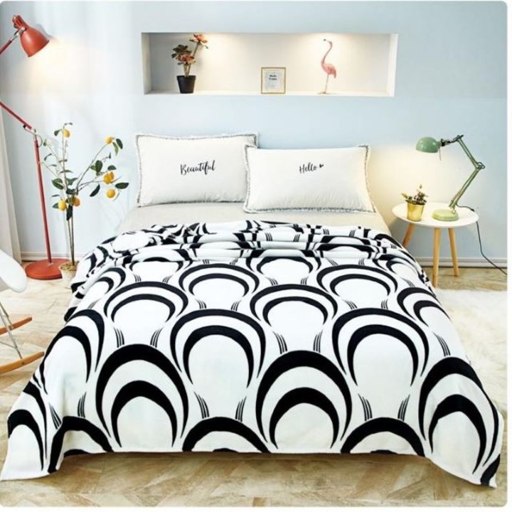 Cocolino többszínű dupla ágytakaró vagy kanapé takaró, Casa de Vis, F1B7