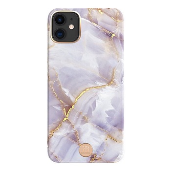 Husa Apple iPhone 11 Pro Max, Kingxbar, Marmura, Violet Husa Apple iPhone 11 Pro Max, Kingxbar, Marmura, Violet